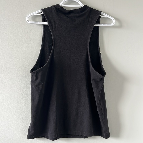 ADIDAS ORIGINALS Women's Trefoil Oversize Logo Muscle Tank - Picture 6 of 6